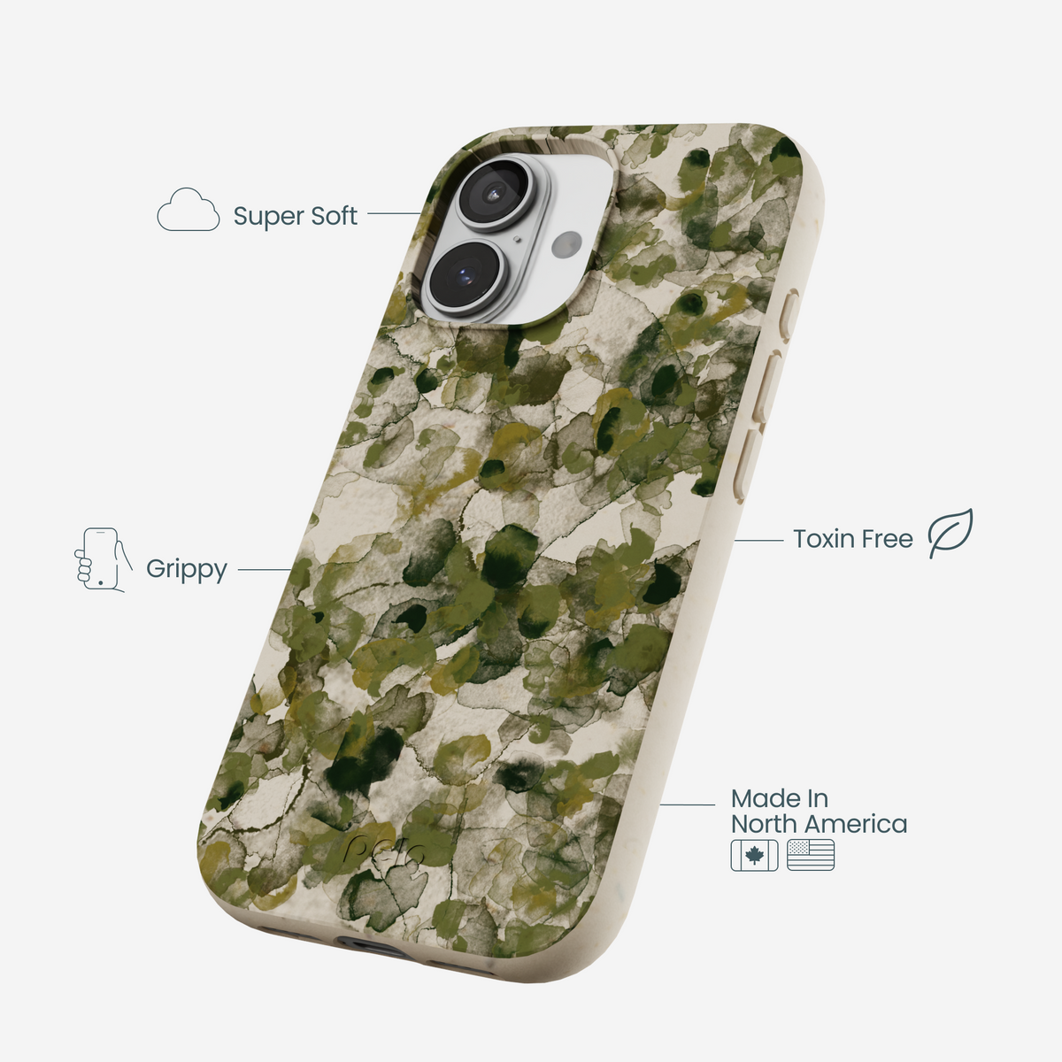 London Fog Foliage Camo iPhone 17 Case