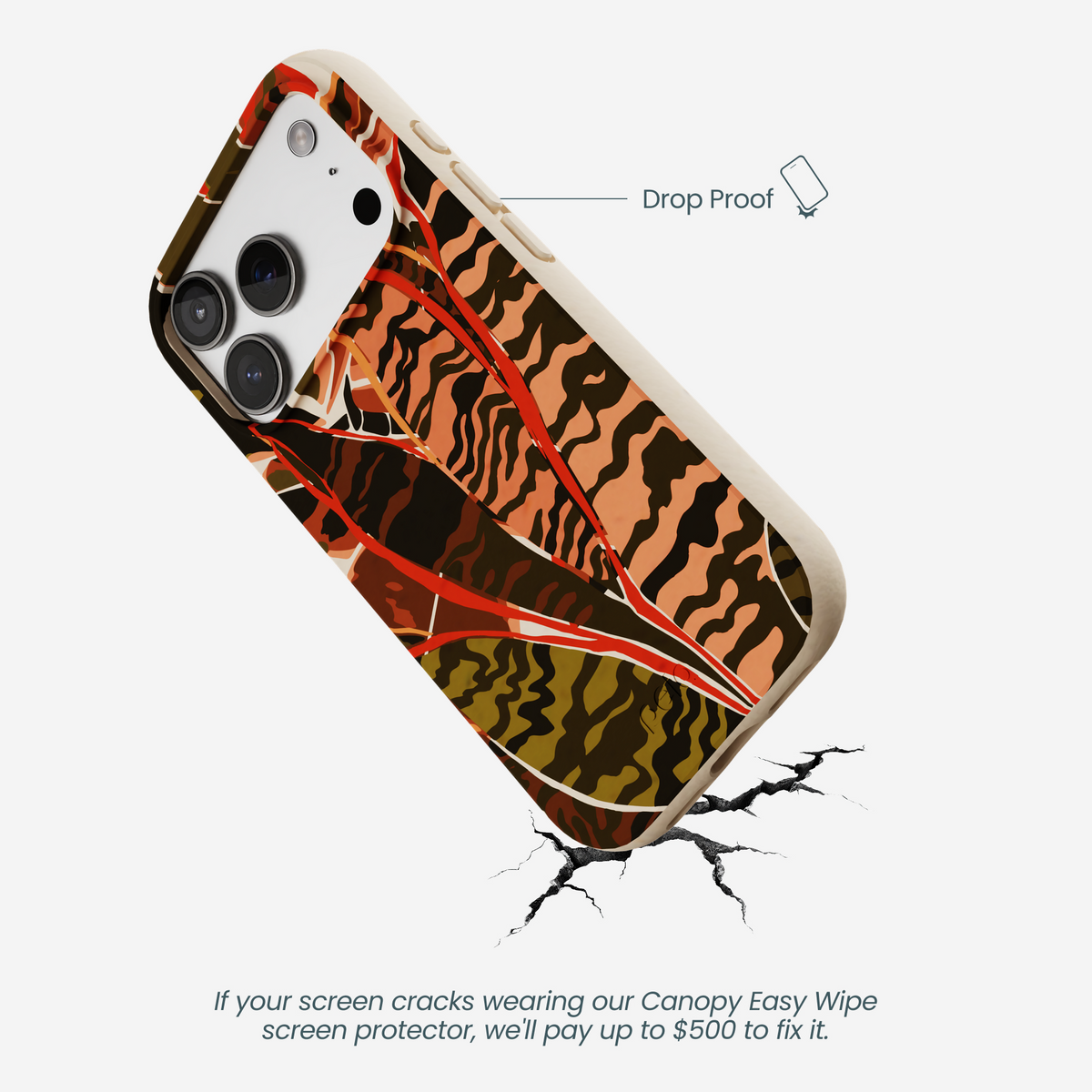 Seashell Foliage iPhone 17 Pro Case