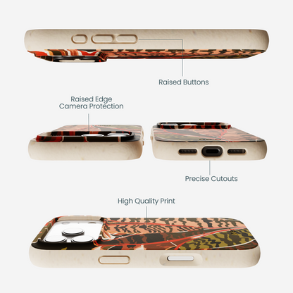 Seashell Foliage iPhone 17 Pro Case