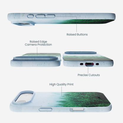 Powder Blue Forest Mist iPhone Air Case