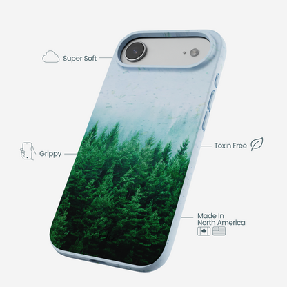 Powder Blue Forest Mist iPhone Air Case