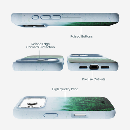 Powder Blue Forest Mist iPhone 17 Pro Case