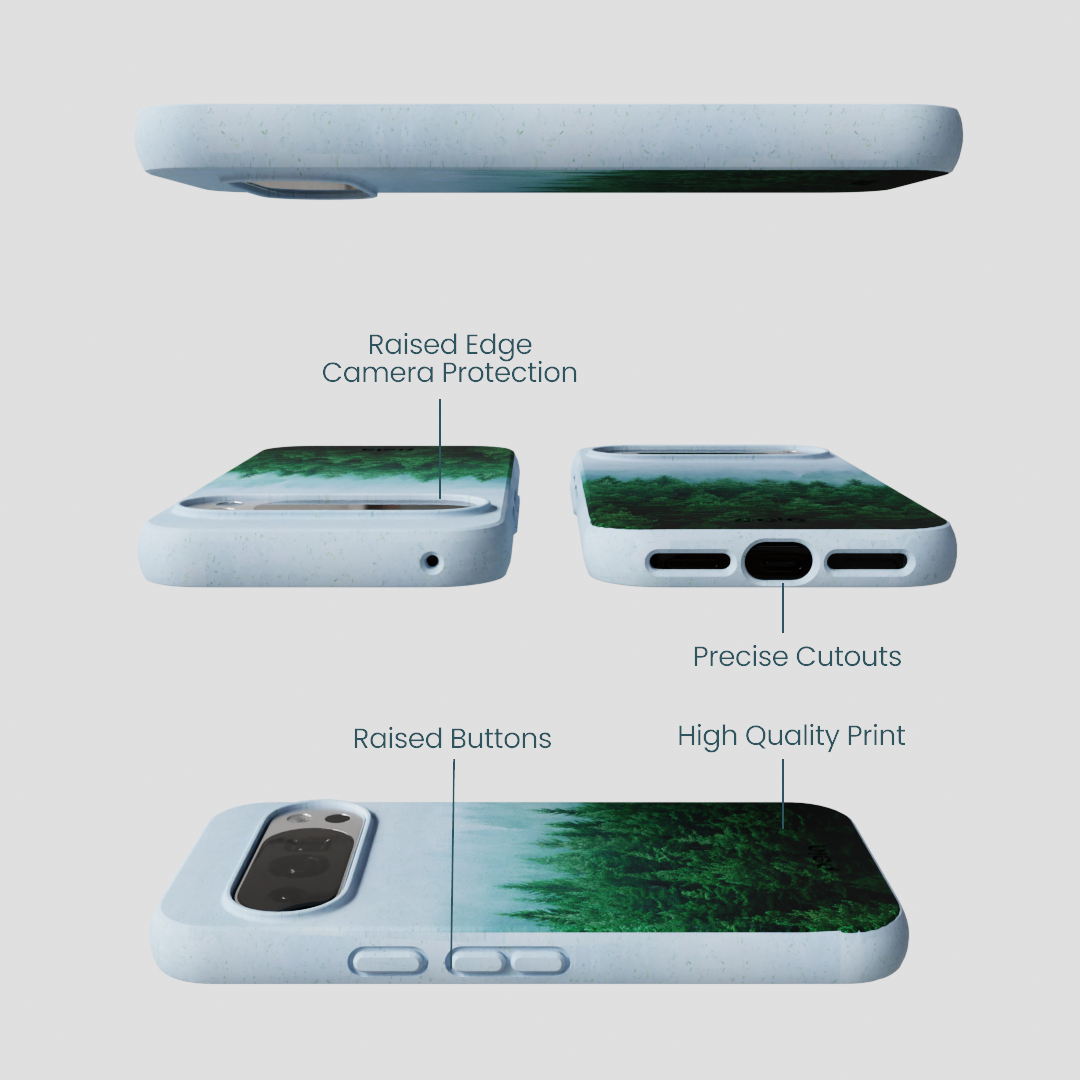 Powder Blue Forest Mist Google Pixel 10/10 Pro Case