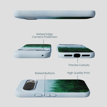 Powder Blue Forest Mist Google Pixel 10/10 Pro Case