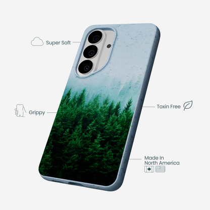 Powder Blue Forest Mist Samsung Galaxy S26 Case