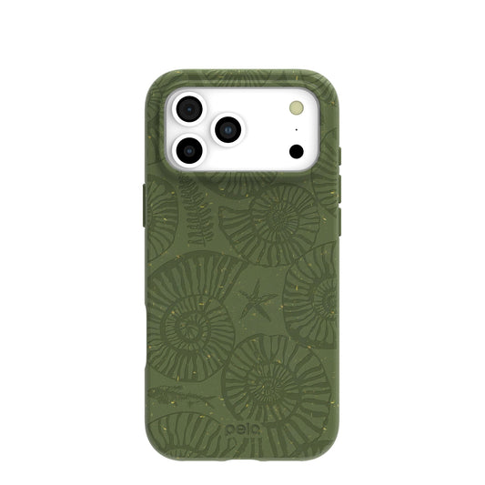 Forest Floor Fossil Spiral iPhone 17 Pro Max Case