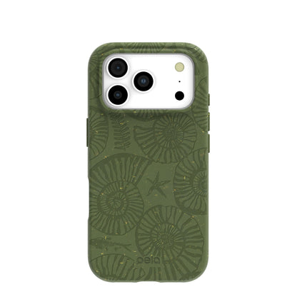 Forest Floor Fossil Spiral iPhone 17 Pro Case