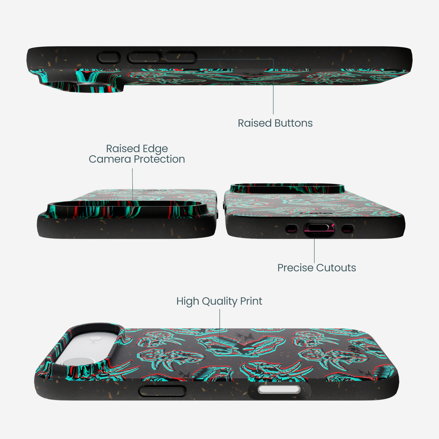 Black Fossilized iPhone Air Case