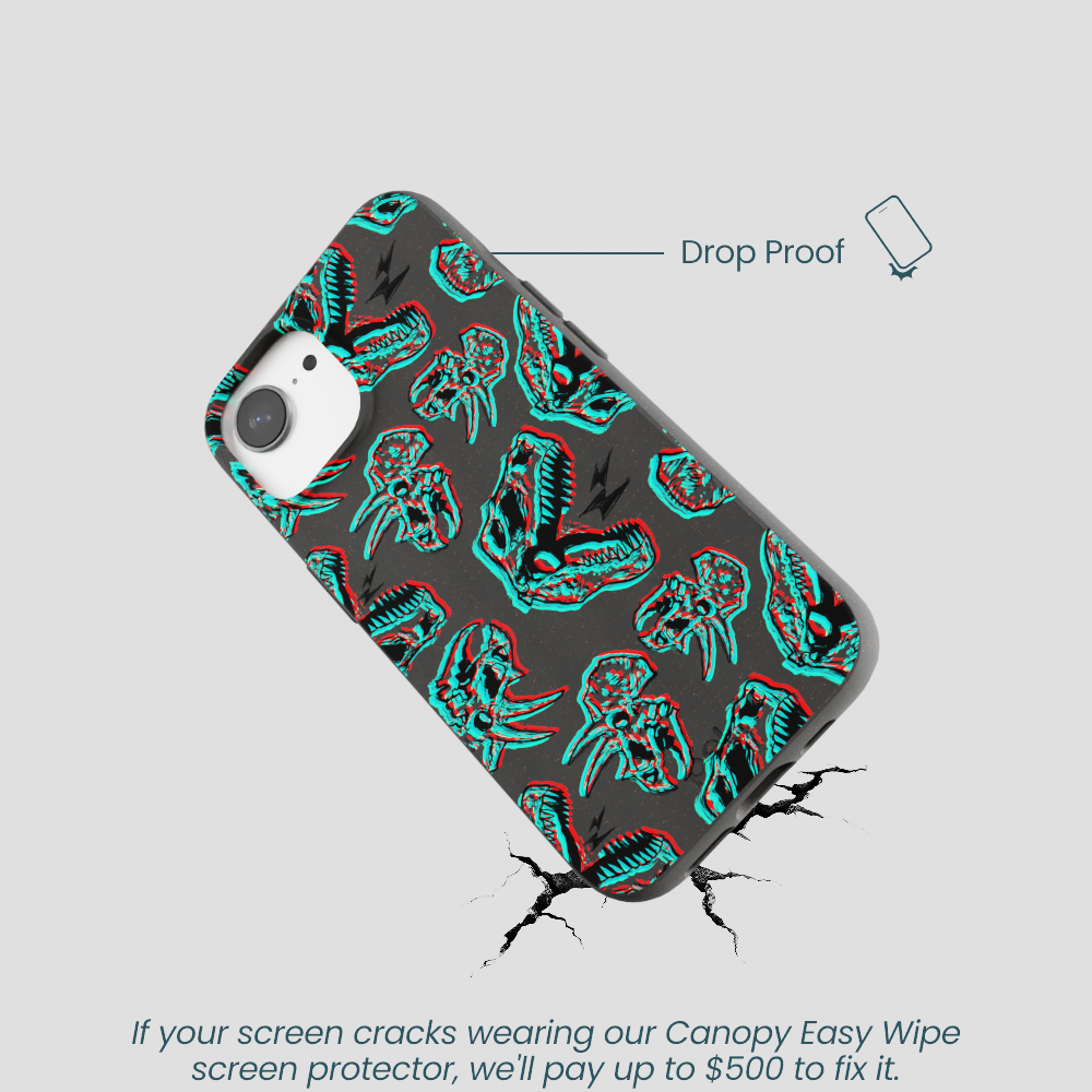 Black Fossilized iPhone 16e/17e Case