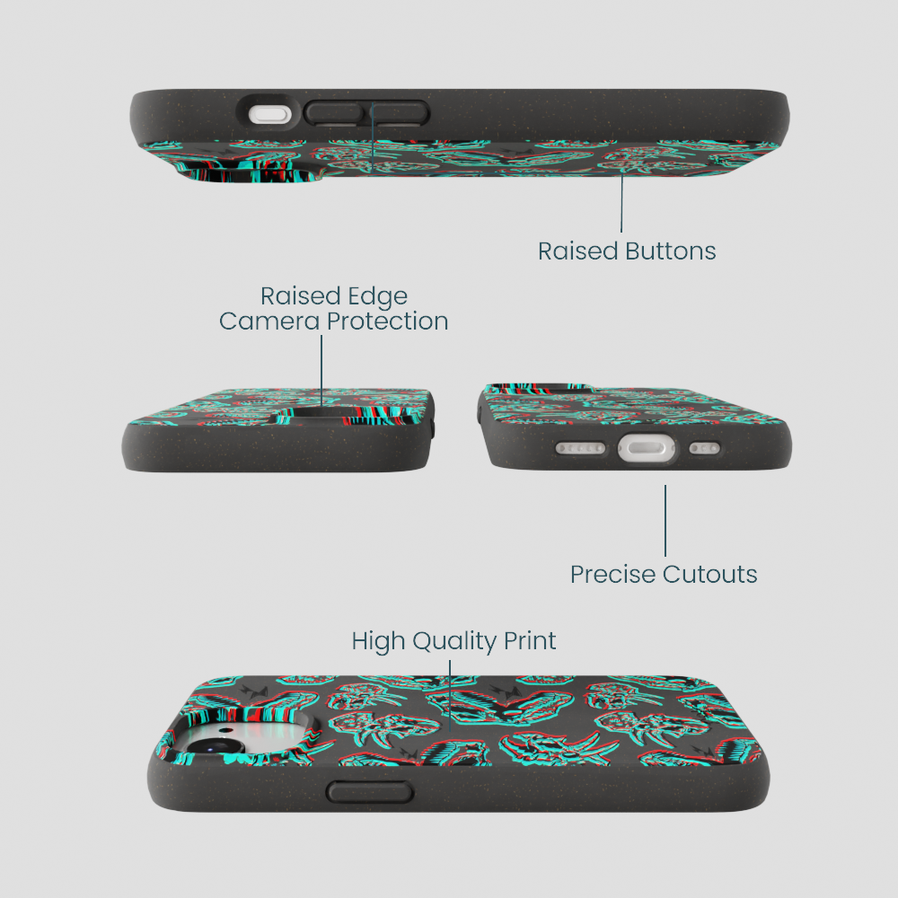 Black Fossilized iPhone 16e/17e Case