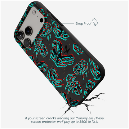 Black Fossilized iPhone 17 Pro Max Case