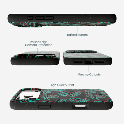 Black Fossilized iPhone 17 Pro Max Case