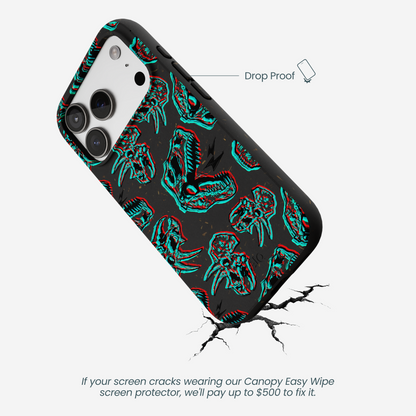 Black Fossilized iPhone 17 Pro Case