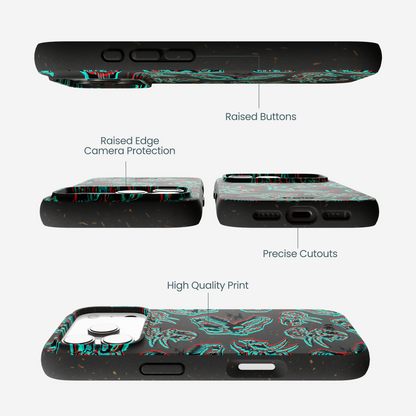 Black Fossilized iPhone 17 Pro Case