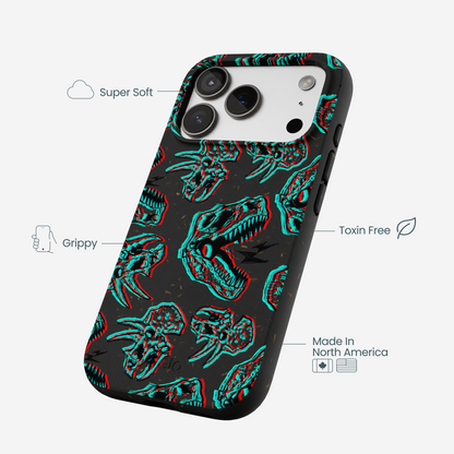 Black Fossilized iPhone 17 Pro Case