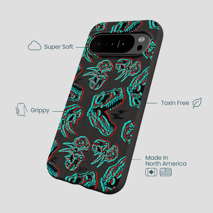 Black Fossilized Google Pixel 10 Pro XL Case