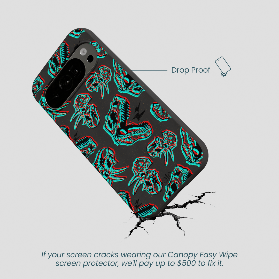 Black Fossilized Google Pixel 10/10 Pro Case