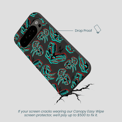 Black Fossilized Google Pixel 10/10 Pro Case
