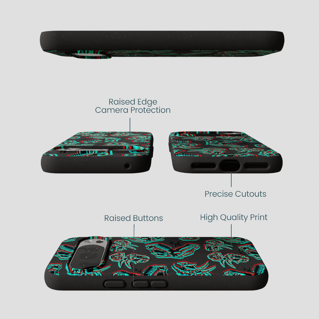Black Fossilized Google Pixel 10/10 Pro Case