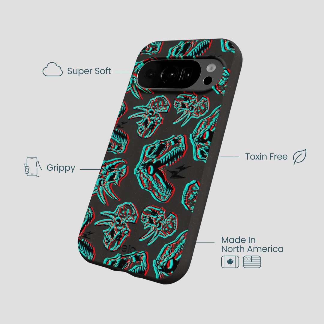 Black Fossilized Google Pixel 10/10 Pro Case