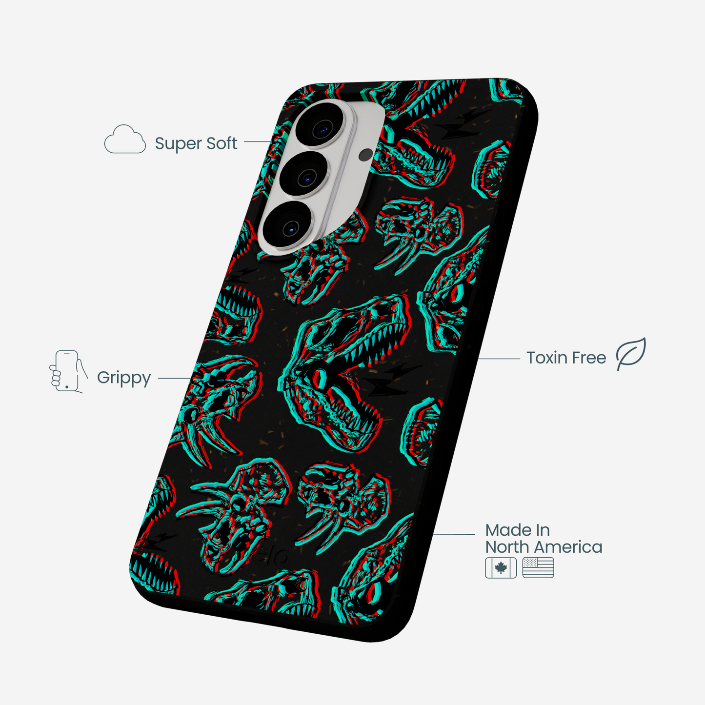 Black Fossilized Samsung Galaxy S26 Case