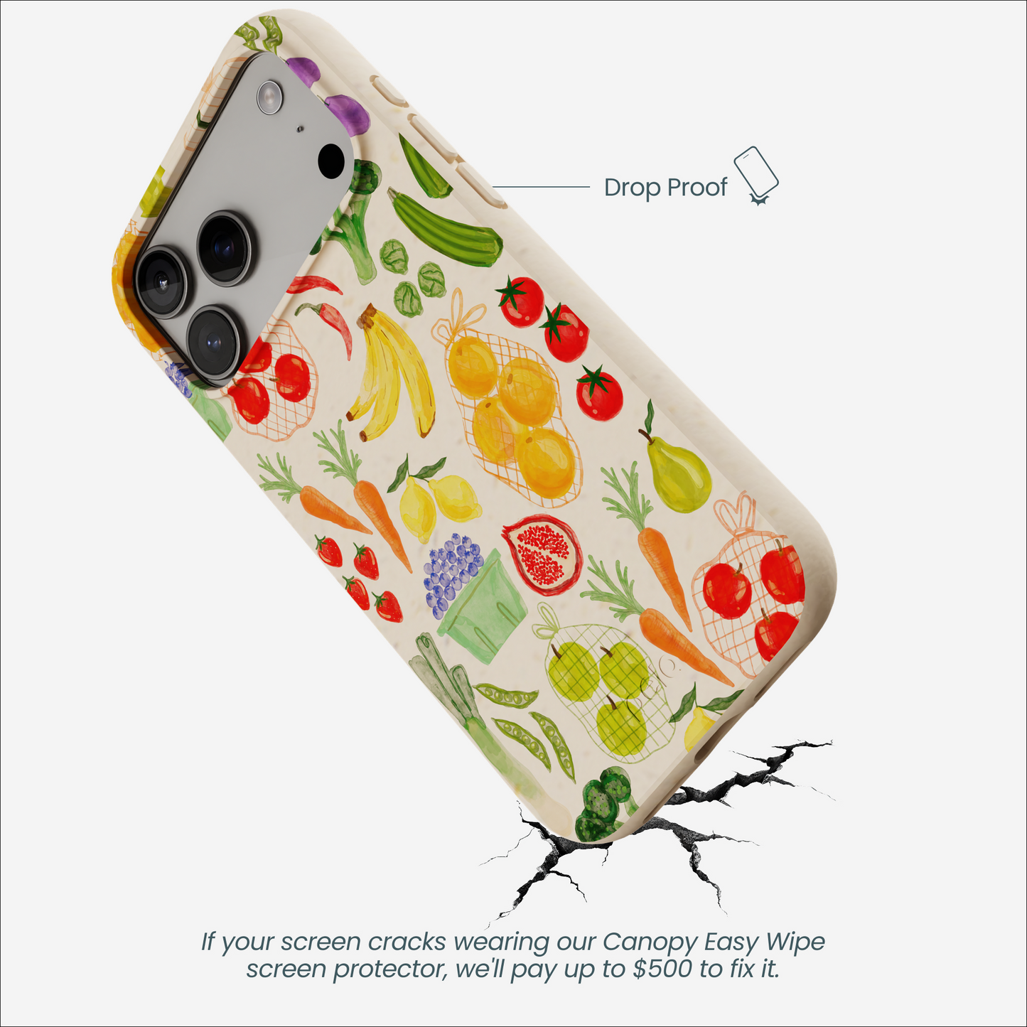 Seashell Fresh Market iPhone 17 Pro Max Case