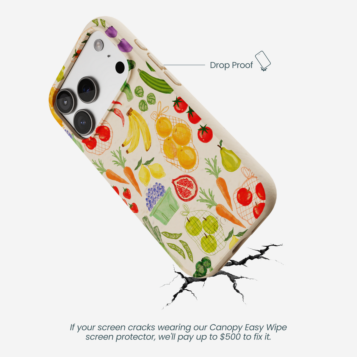 Seashell Fresh Market iPhone 17 Pro Case