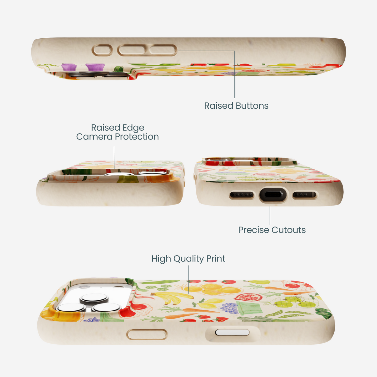 Seashell Fresh Market iPhone 17 Pro Case