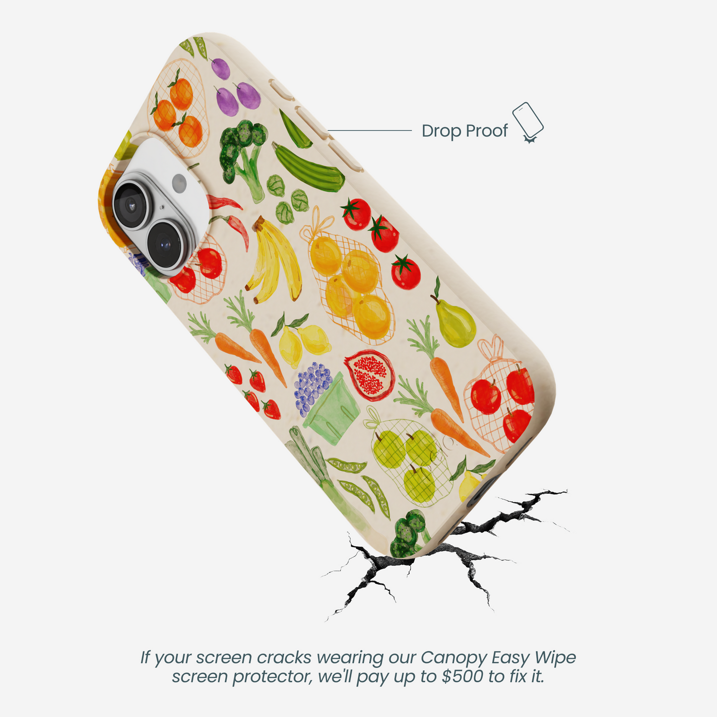 Seashell Fresh Market iPhone 17 Case