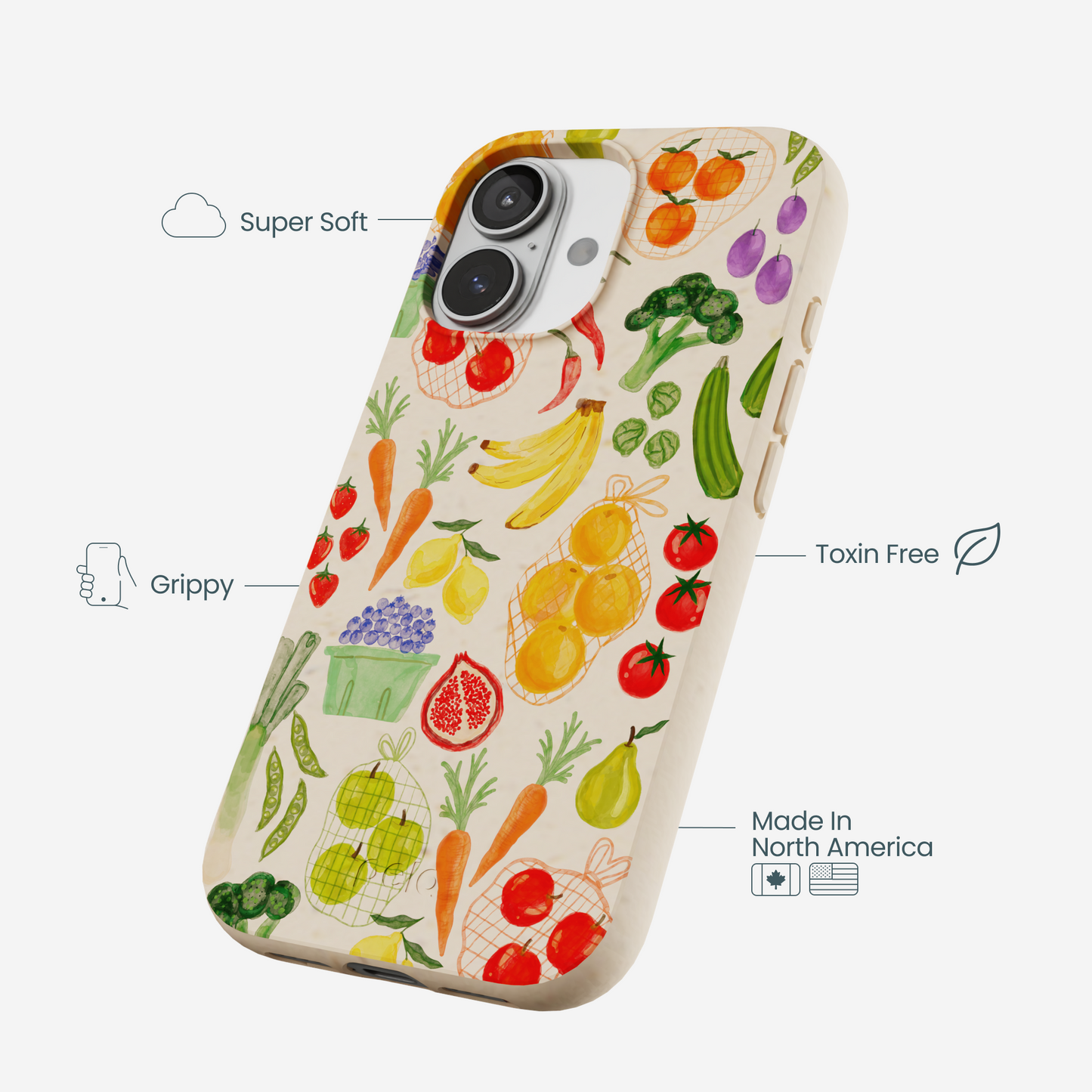 Seashell Fresh Market iPhone 17 Case