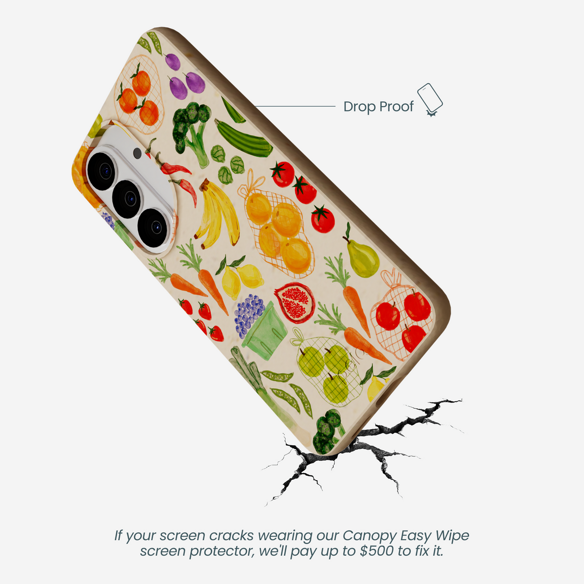 Seashell Fresh Market Samsung Galaxy S26 Case