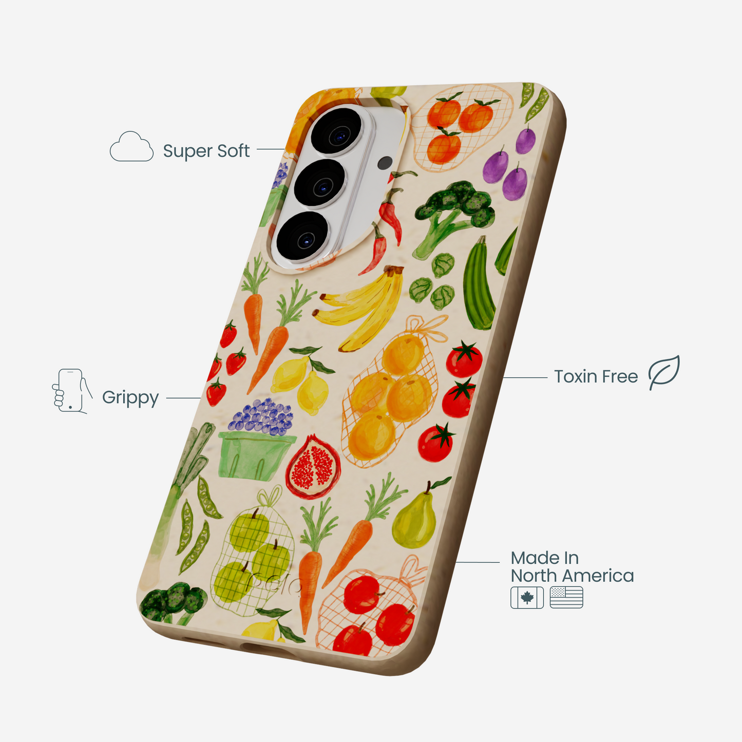 Seashell Fresh Market Samsung Galaxy S26 Case