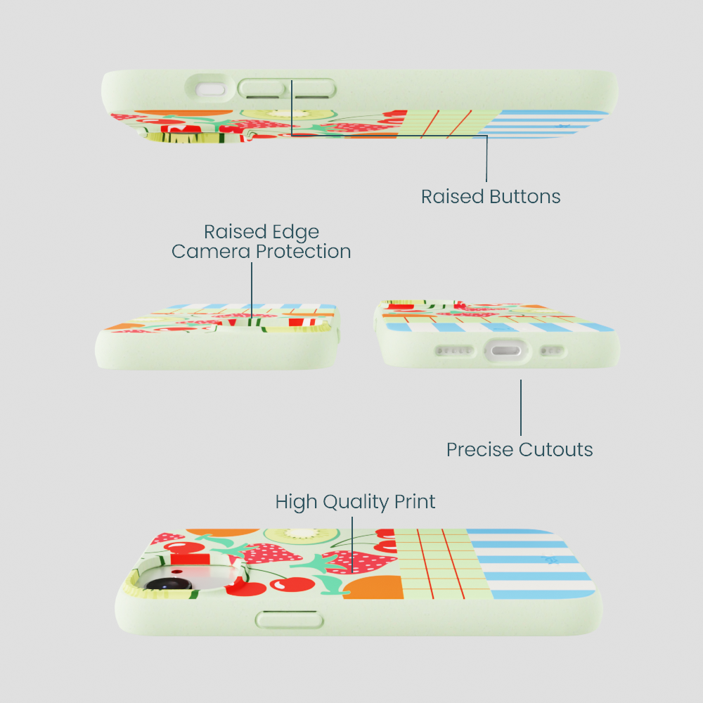 Sage Green Fresh Picnic iPhone 16e/17e Case