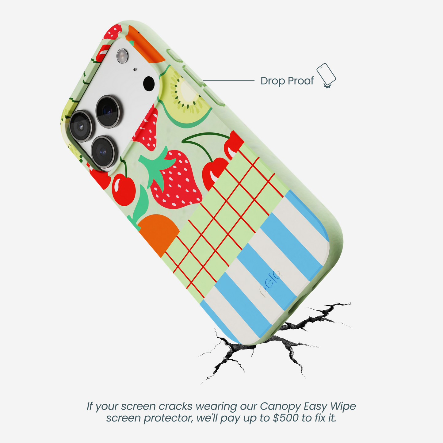 Sage Green Fresh Picnic iPhone 17 Pro Case