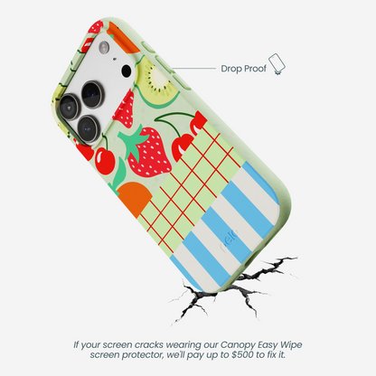 Sage Green Fresh Picnic iPhone 17 Pro Case
