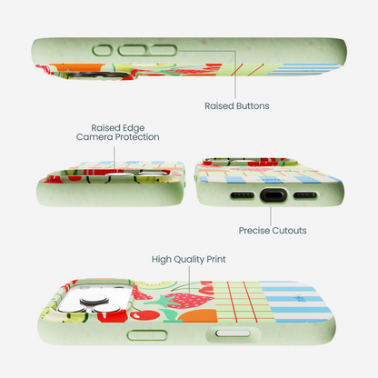 Sage Green Fresh Picnic iPhone 17 Pro Case