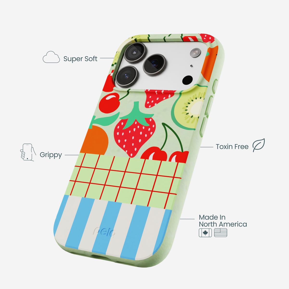 Sage Green Fresh Picnic iPhone 17 Pro Case