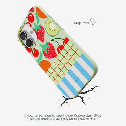 Sage Green Fresh Picnic iPhone 17 Case