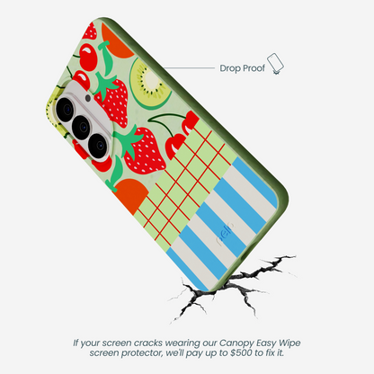 Sage Green Fresh Picnic Samsung Galaxy S26 Case