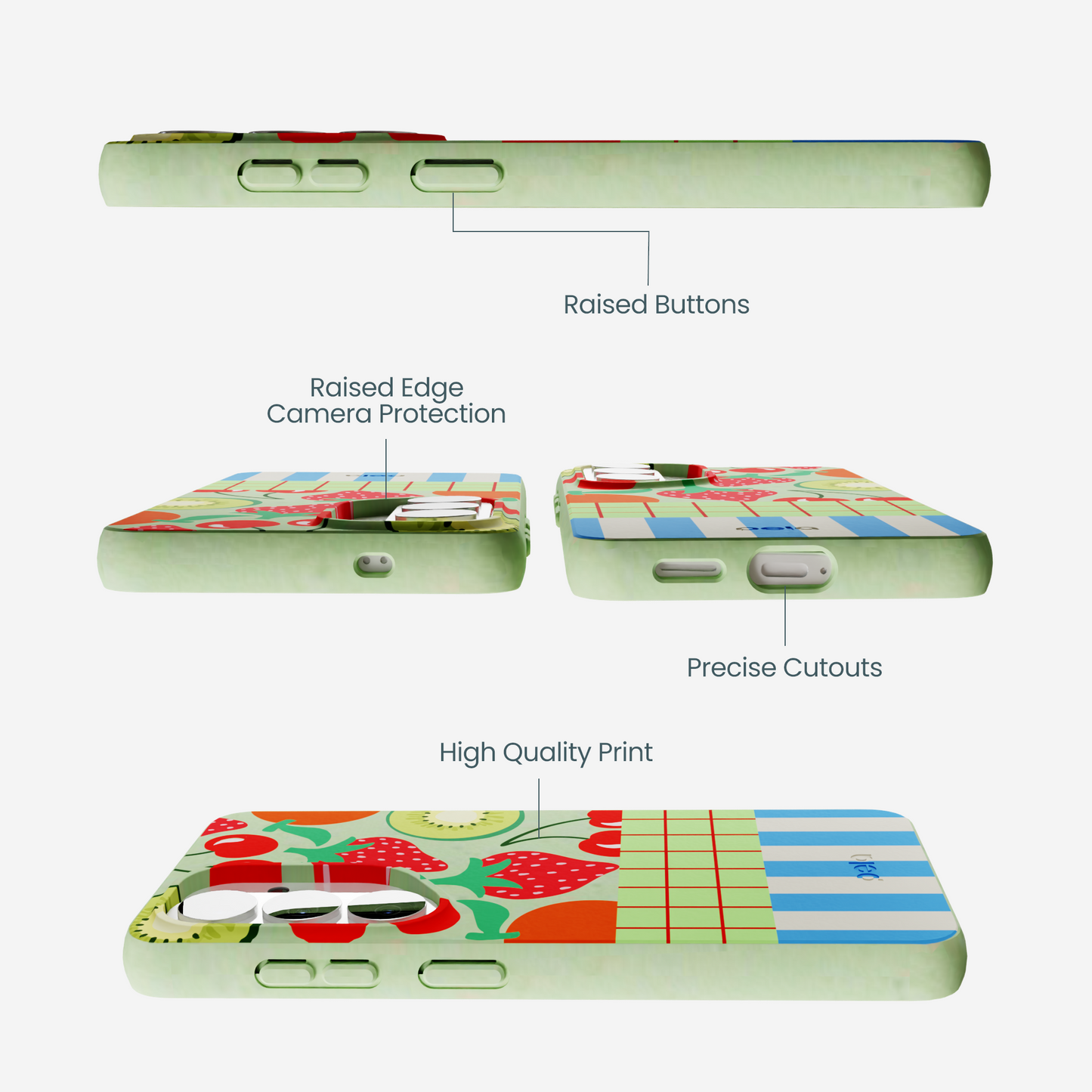 Sage Green Fresh Picnic Samsung Galaxy S26 Case