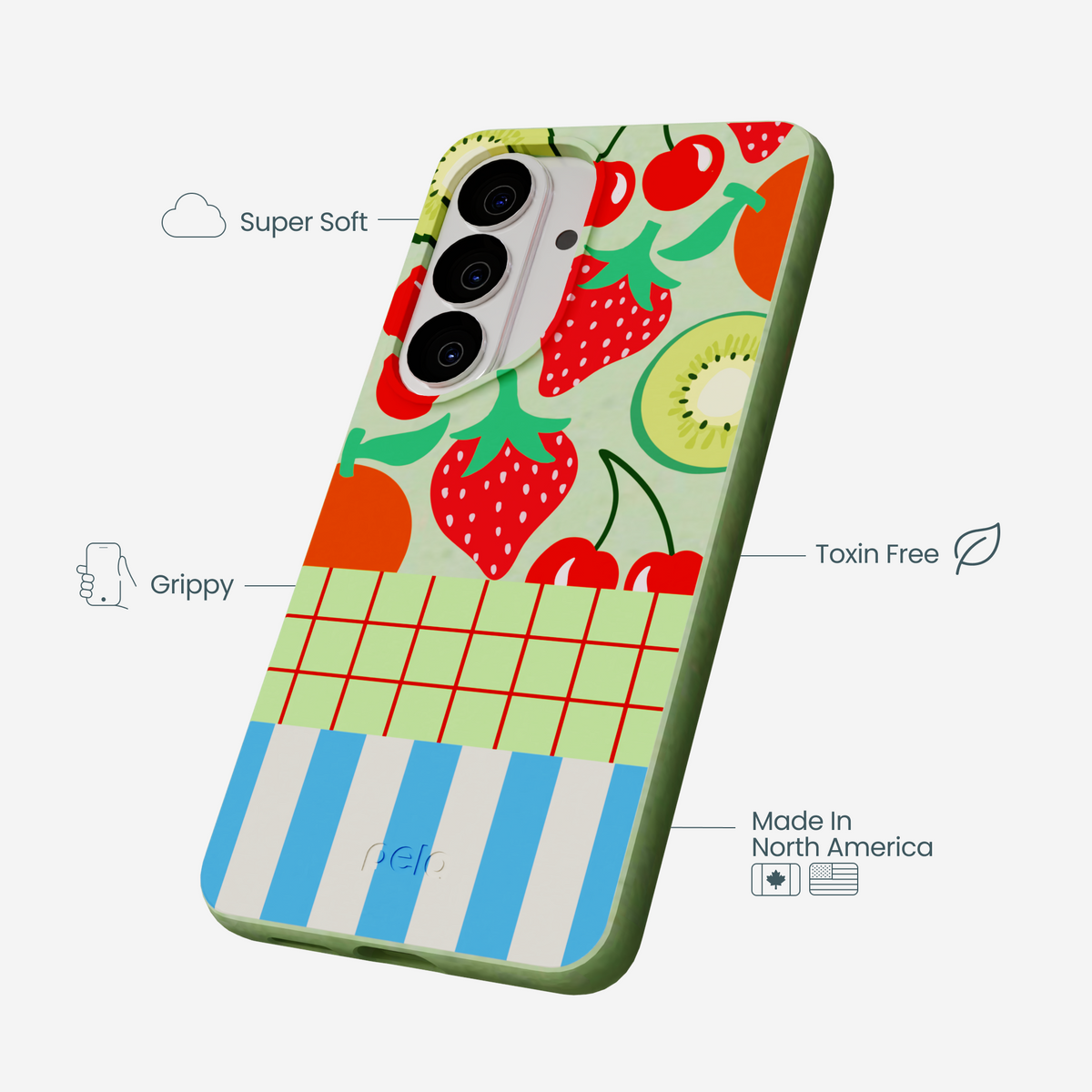 Sage Green Fresh Picnic Samsung Galaxy S26 Case