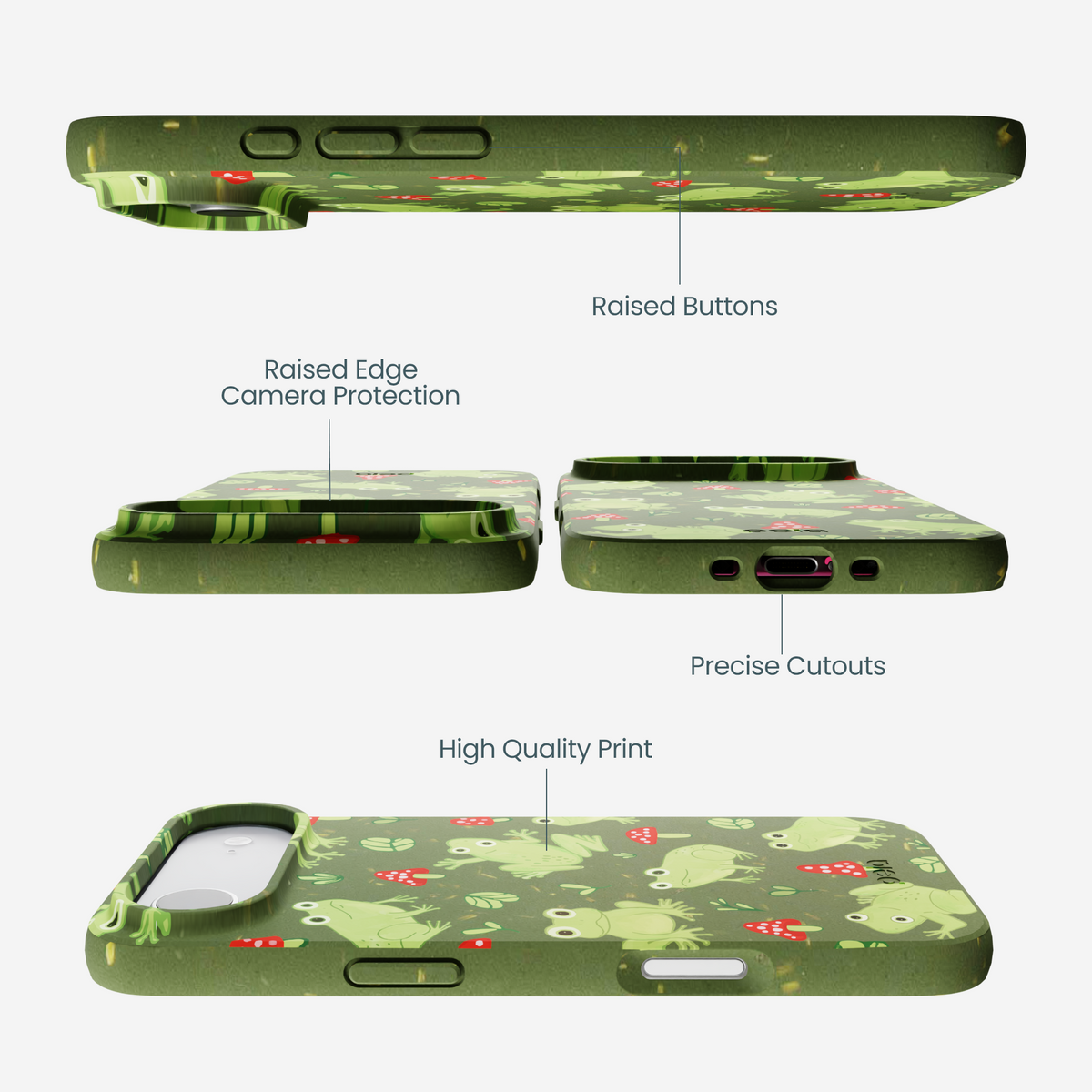 Forest Floor Frog Folk iPhone Air Case