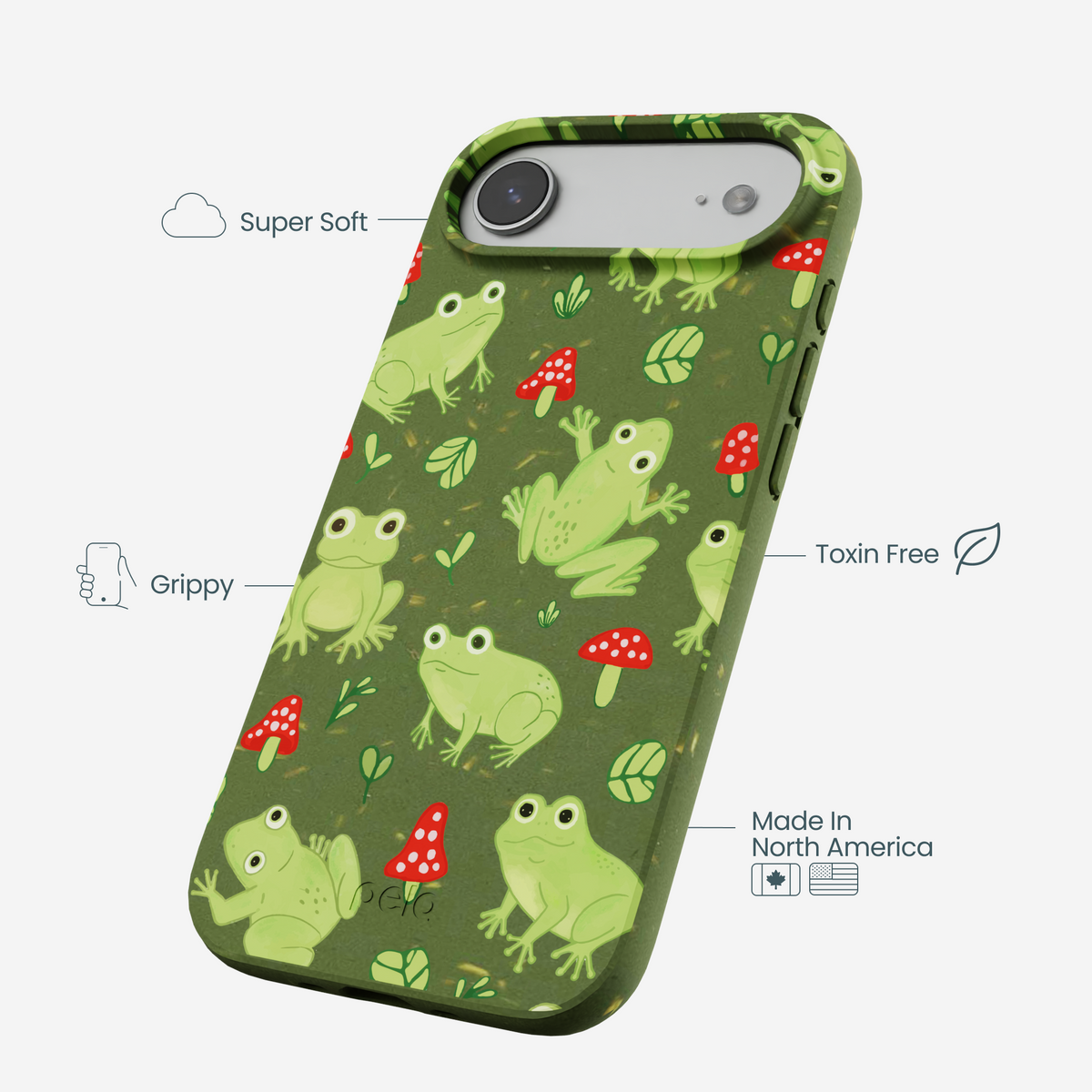 Forest Floor Frog Folk iPhone Air Case