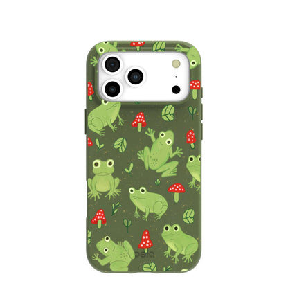 Forest Floor Frog Folk iPhone 17 Pro Max Case