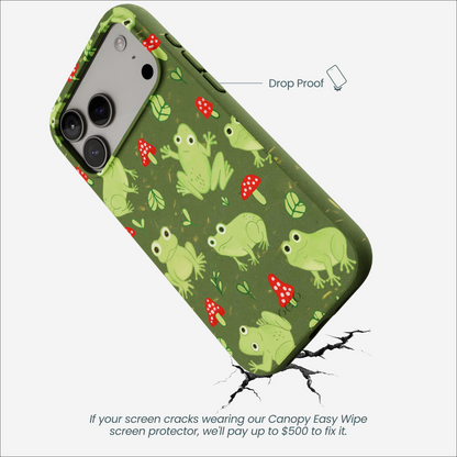 Forest Floor Frog Folk iPhone 17 Pro Max Case