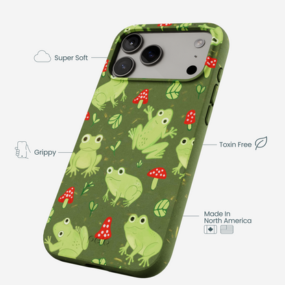 Forest Floor Frog Folk iPhone 17 Pro Max Case
