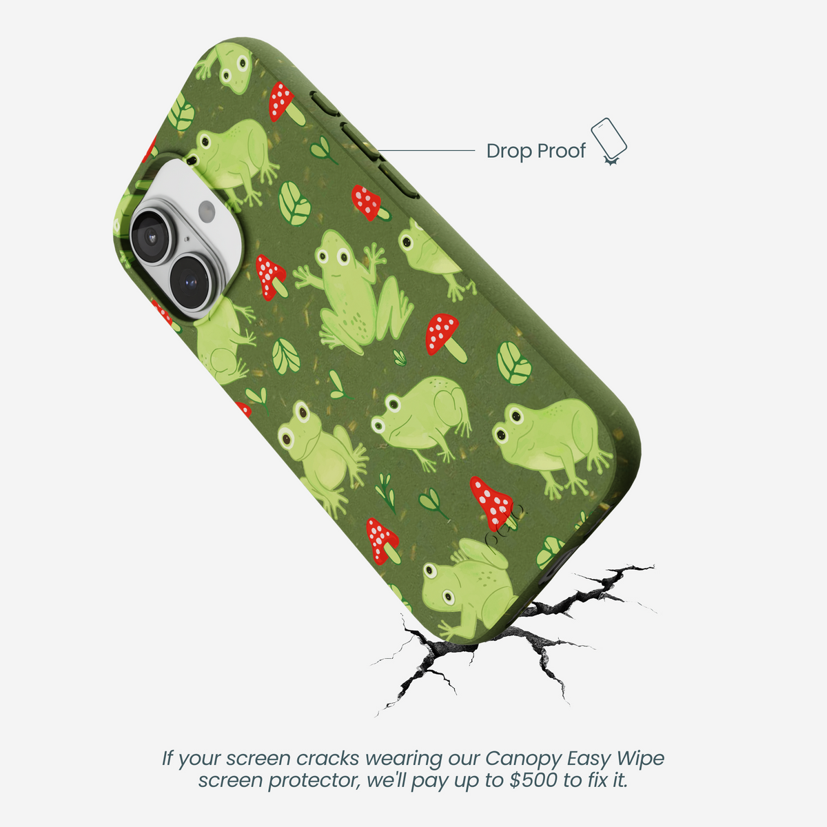 Forest Floor Frog Folk iPhone 17 Case