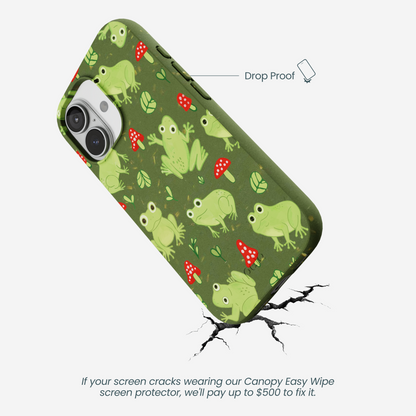 Forest Floor Frog Folk iPhone 17 Case