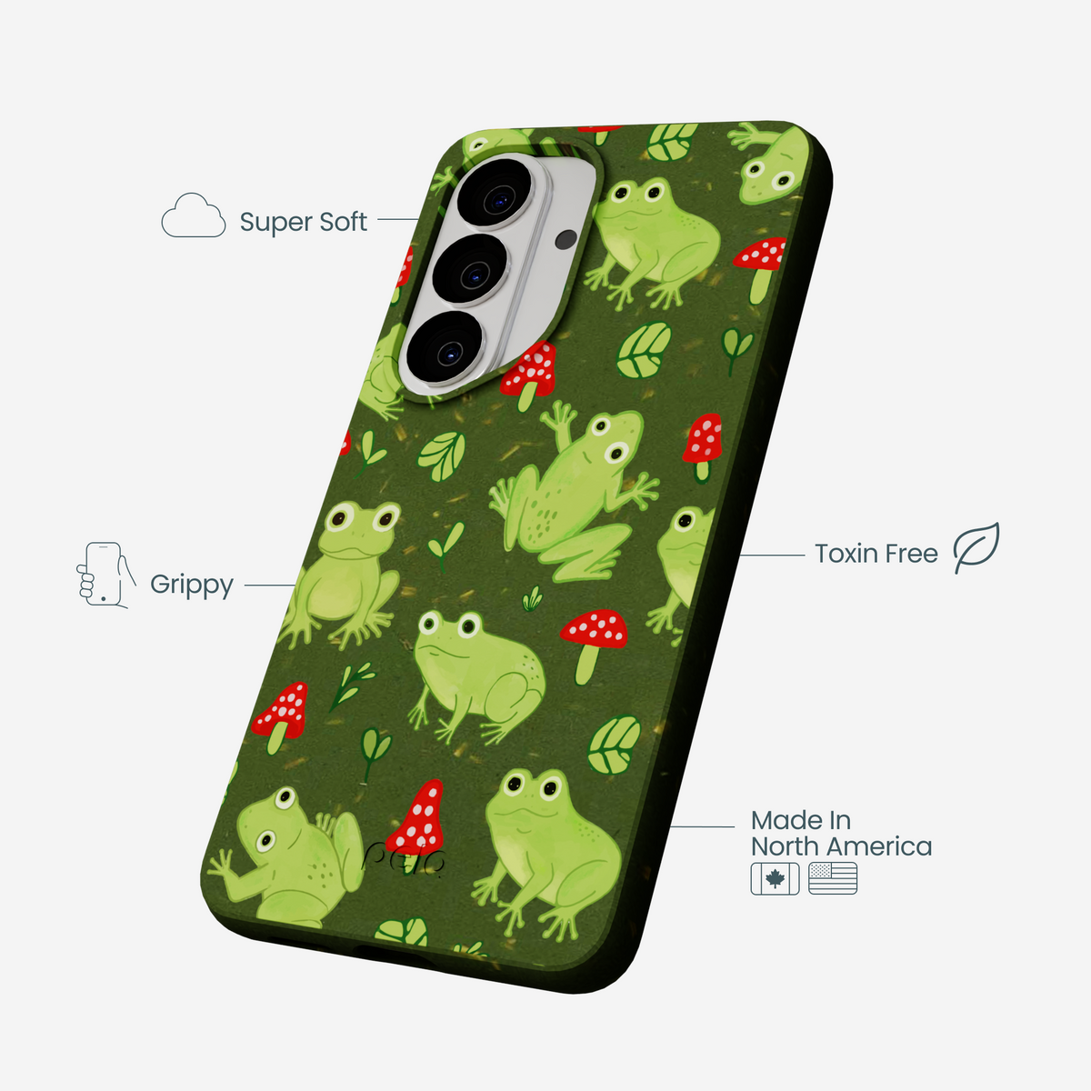 Forest Floor Frog Folk Samsung Galaxy S26 Case