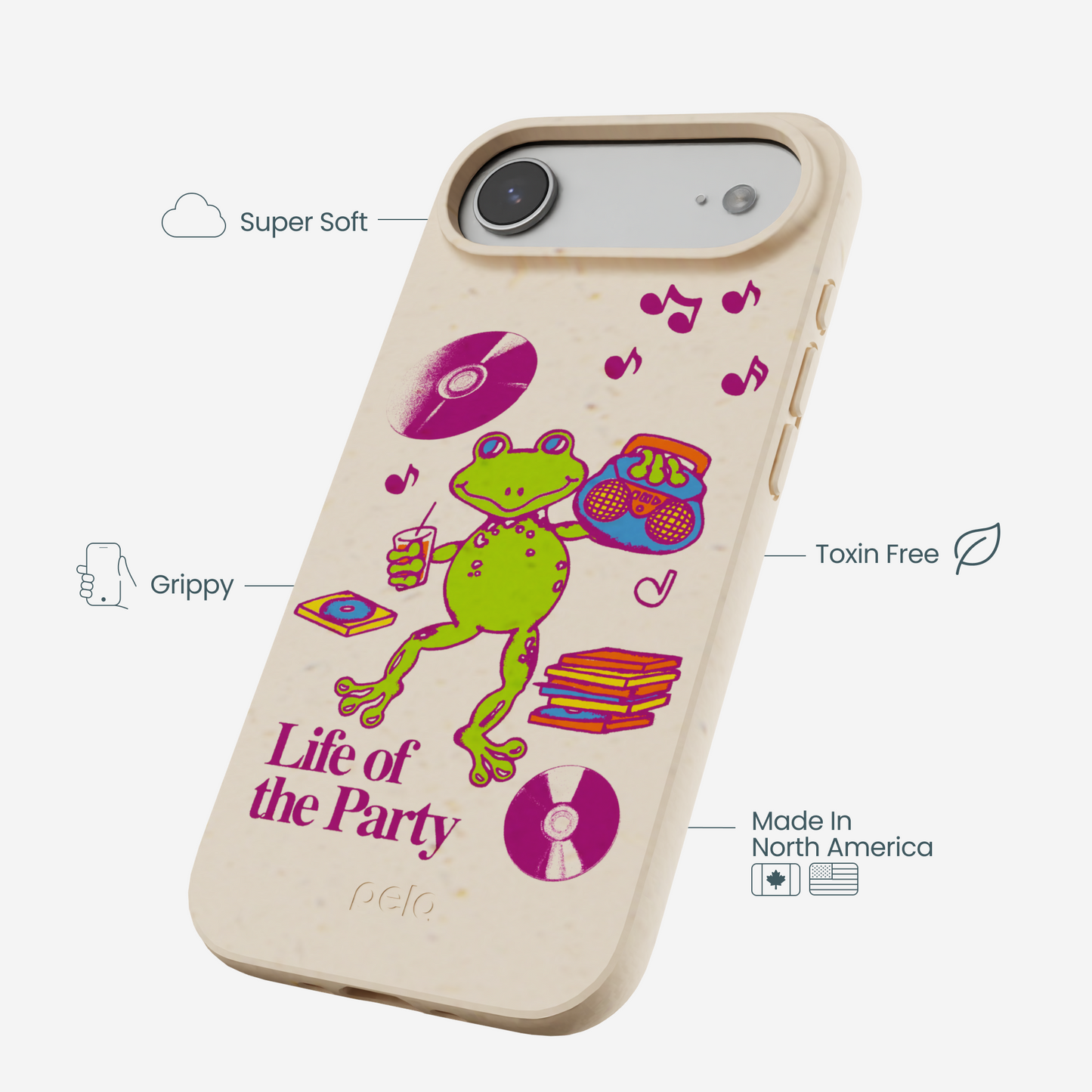 Seashell Frog Party iPhone Air Case
